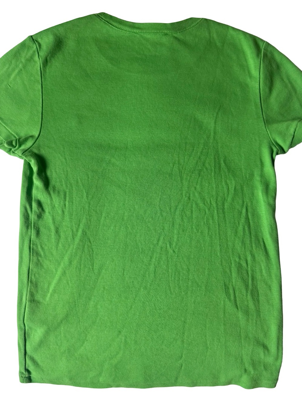 Ralph Lauren Sport Women’s Green Cotton Knit Logo Crew Neck T-Shirt Size L - Picture 5 of 6